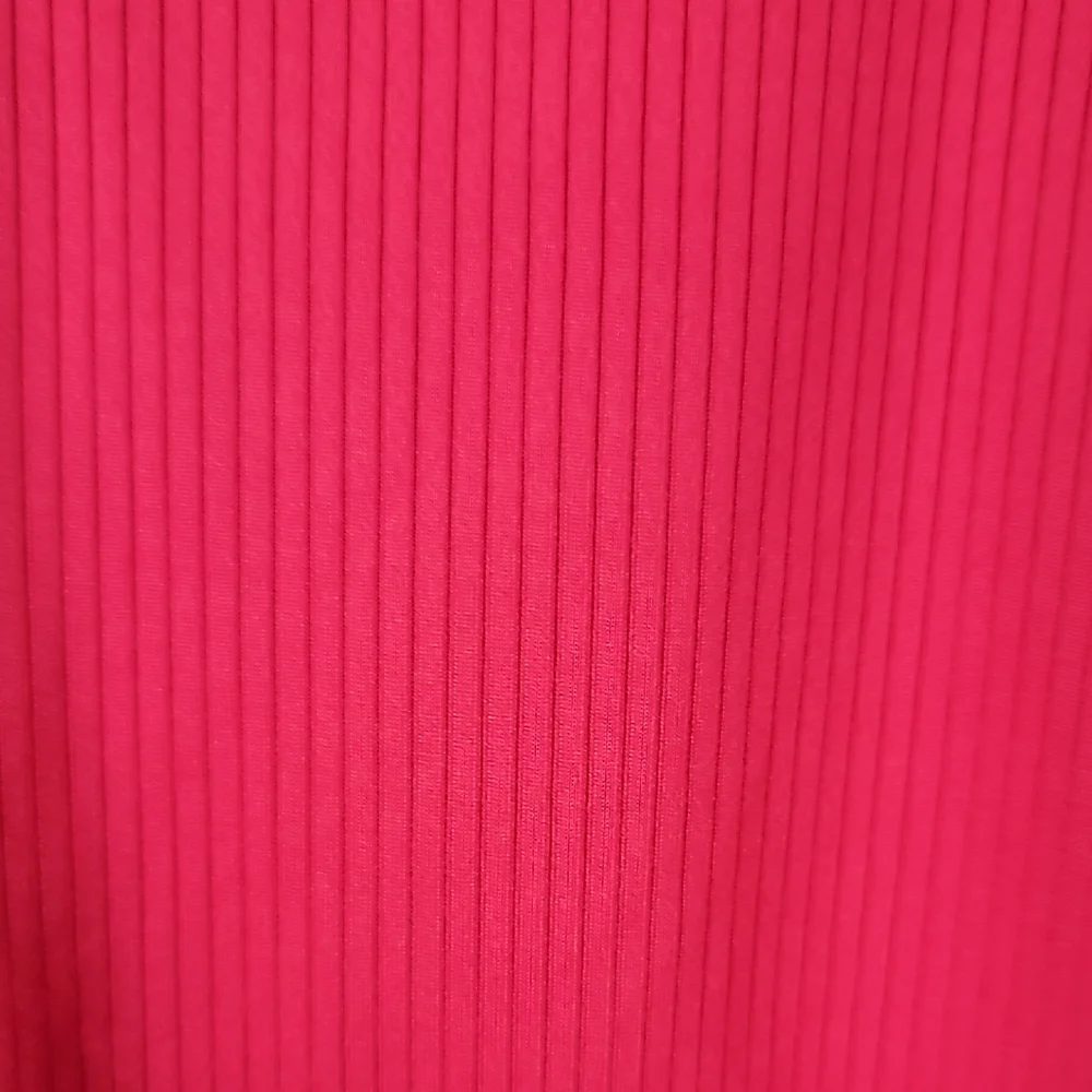Adidas Pink Ribbed Racerback Fitted Tank Top - Picture 4 of 6